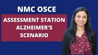 NMC OSCE Assessment station Alzheimer's scenario