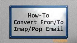 How to change an Outlook POP/Imap account