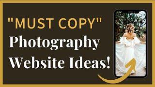 9 Photography Website Ideas YOU NEED to copy!