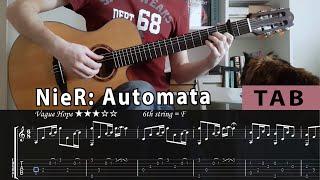 Vague Hope・City Ruins・Song of Ancients・Weight of the World - Nier Automata guitar TAB