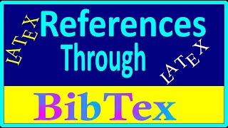 Generating list of references through BibTex in Latex
