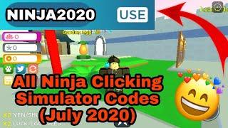 ALL CODES IN NINJA CLICKING SIMULATOR!! (JULY 2020)