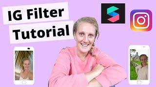 How To Create Instagram Story Filters - Spark AR Tutorial For Beginners