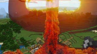 Nuking a village minecraft pe