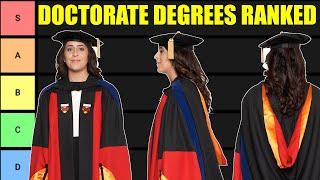 Doctoral Degree Tier List (Doctorate Degrees Ranked!)