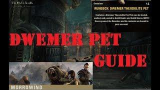 ESO: Dwemer Theodolite PET GUIDE (Morrowind)