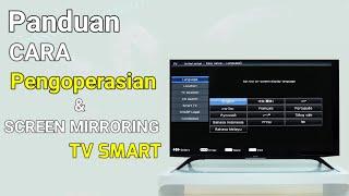 Cara setting program & screen mirroing SMART TV SHARP