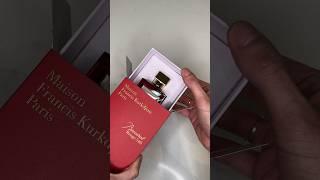 MFK Baccarat Rouge 540 Extrait de parfum #fragrance #perfume #unboxingvideo #baccarat