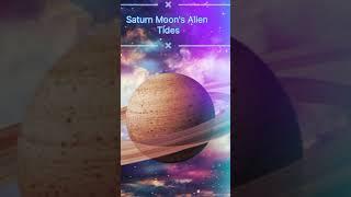 Saturn Moon's Alien Tides |science | fact| facts shorts| facts in English | #shorts