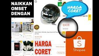 Cara Membuat Harga Coret di Shopee harga diskon