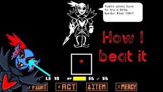 How I No Hit Undyne The Undying (Tips & Tricks) | Undertale Gameplay