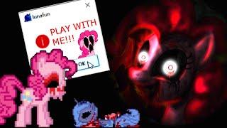 SCARY .EXE GAME FORCED ME TO PLAY IT BY BREAKING THE 4TH WALL - LUNAFUN (Brand New MLP Horror Game)