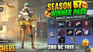 Finnally  Pubg Lite Season 57 Winner Pass Is Here  | 1 To 50 Wp All Confirmed Rewards Pubg Lite 