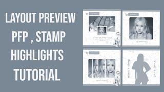 How to edit Layout Preview, Highlights,Stamp|Ibis paint tutorials|rpw tutorials