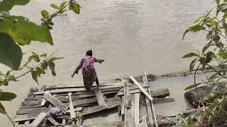 DETIK - DETIK NENEK MANCING, DAPAT IKAN BESAR, DI SUNGAI KATINGAN, DESA TEWANG PAPARI