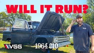 Old C10 Truck Parked For Decades? Will it RUN AND DRIVE Once Again?