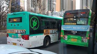 ️ EV Electric Buses in Seoul South Korea 2022 | 환경 친화적인 전기버스 서울 