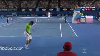 AO 2012 Djokovic Short Ball Forehand