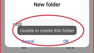 Unable to create this folder || OBB || Data Folder || Not Created in Vivo V15 Pro