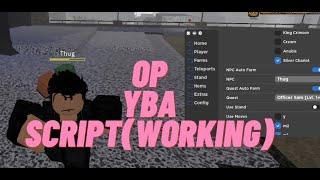 Op YBA script (2022 pastebin) *WORKING*