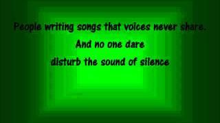 The Sound of Silence by Simon & Garfunkel w/ lyrics