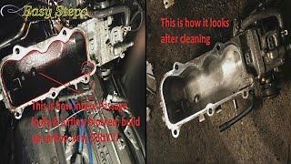 How to Fix EGR Low Flow Code P0401 on Honda Accord | Clean Clogged EGR Intake Passage Way