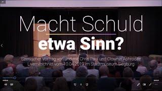 Macht Schuld etwa Sinn? Clownin Aphrodite und Chris Paul https://chrispaul.de/facettenreich-shop/