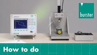 DIGIFORCE® 9307 - Configuring the sensor channels and recording an X/Y curve - How to do