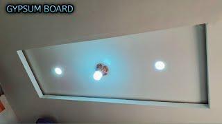 How to install a gypsum board ceiling | INSTALL CEILING IN 1DAY