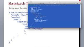 4.15 ElasticSearch Training - Creating Template for ElasticSearch Index