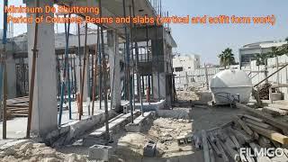 Slabs, beams, columns De-Shuttering (form work removal period & props/jacks removal)