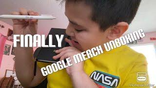 GOOGLE MERCH UNBOXING