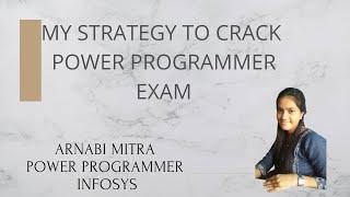 My preparation strategy to crack Power Programmer at Infosys