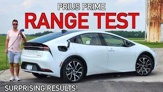 How FAR can the New 2023 Toyota Prius Prime go on a Single Charge?? // Real-World EV Range Test!