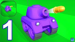 Tank Hero 3D - Gameplay Walkthrough Part 1 Levels 1-3 (iOS,Android Gameplay)