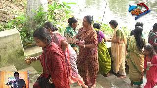 Ganga bathing video