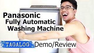 #1 PANASONIC Fully Automatic Washing Machine ECONAVI NA-FS10X7 Demo Review Philippines Best Brand