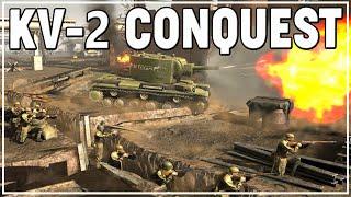 FIRST LOOK GATES of HELL CONQUEST | KV-2 FRIDGE Launcher | Gates of Hell Conquest Gameplay