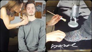 Super Tingly Sweater & Socks Brushing / Cleaning *ASMR*