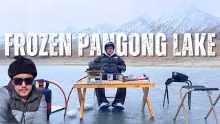 Ladakh Winter Trip || Frozen Pangong Lake Explore 2025