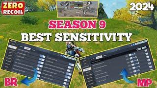 Best PRO Sensitivity Settings in CODM! Season 9 | br settings cod mobile 2024 | codm br settings