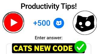 Productivity Tips! Cats Video Code New | Stay productive 99% of Every day | PART 2 Cats Answer