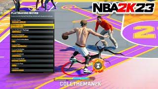 BEST DRIBBLE MOVES FOR TALL GUARD BUILDS in NBA 2K23! (FASTEST DRIBBLE MOVES/SIGS)