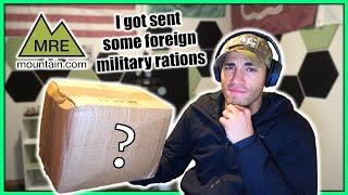 MRE Mountain sent me some foreign rations!