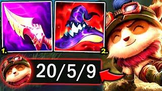 TEEMO TOP 100% CRUSHES ALL S+ TIER TOPLANERS TOO EASY!  S14 Teemo TOP Gameplay Guide