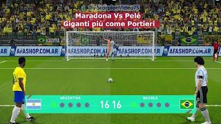 PES 2021 • Maradona Vs Pelé Giganti più come Portieri • Calci di Rigore • Argentina vs Brasile