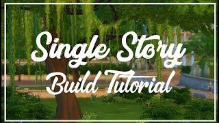 Single Story Building Tutorial - Floor Plans and Exterior // The Sims 4 Building