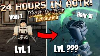 [24 HOURS] I PLAYED Attack On Titan Revolution for 24 HOURS... Heres what happened..
