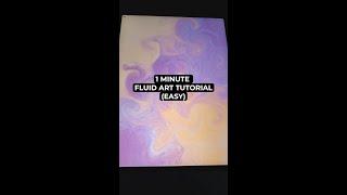 Create Abstract Fluid Art FAST! (Easy 1 Minute Tutorial) #shorts #procreate