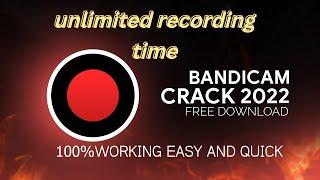 How to Download BANDICAM Cracked Version Latest |Unlimited recording time | 100% working| Bandicam